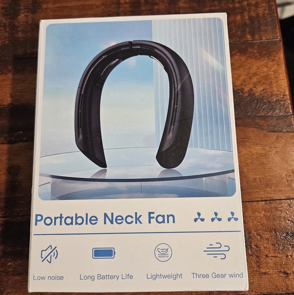 Portable Neck Fan - Black